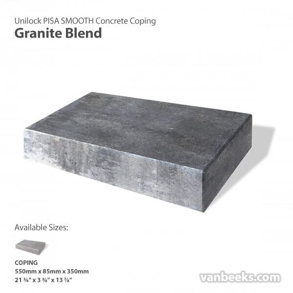 Unilock Pisa Smooth Concrete Coping